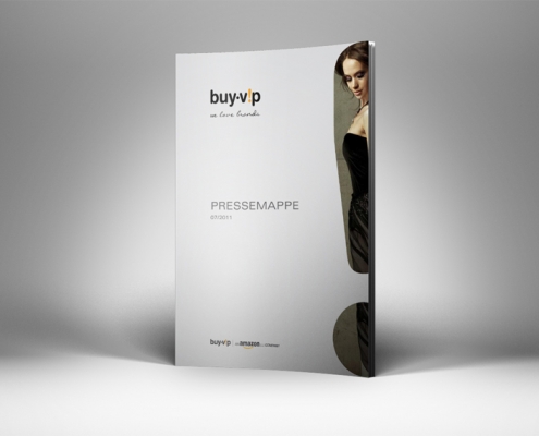 Amazon BuyVIP - PR-Konzept und Pressemappe